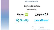 Comparaison des outils de Curation de contenu Scoop.it, Storify, Paper.li, Pearltrees